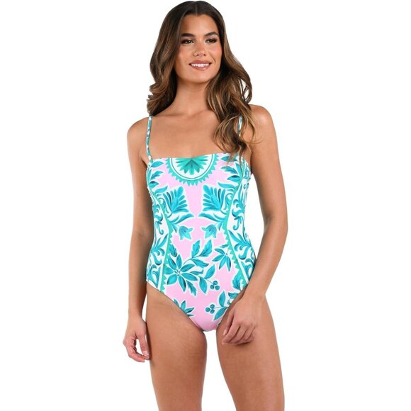 $137 La Blanca Women's One-Piece Swimsuit Lingerie Tummy Control Bathing Suit 12 - Picture 1 of 4